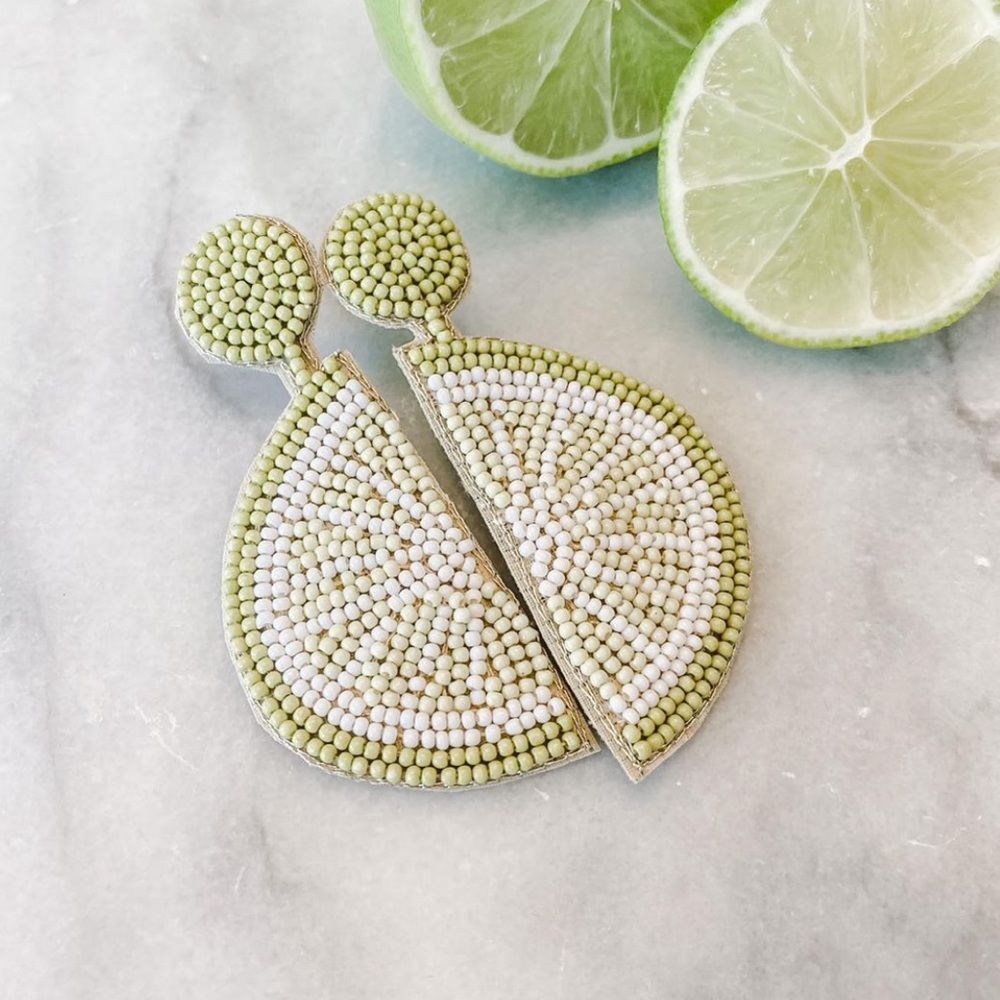 Lime Earrings